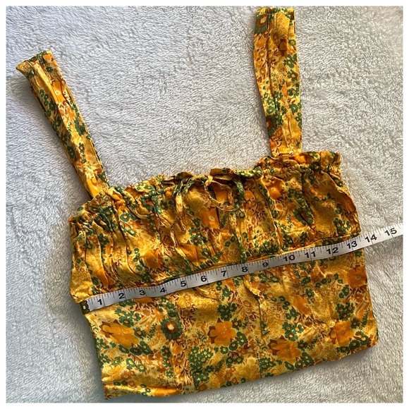 LAST CHANCE Urban Outfitters Valentina Cropped Bustier Tank Top - Picture 7 of 12